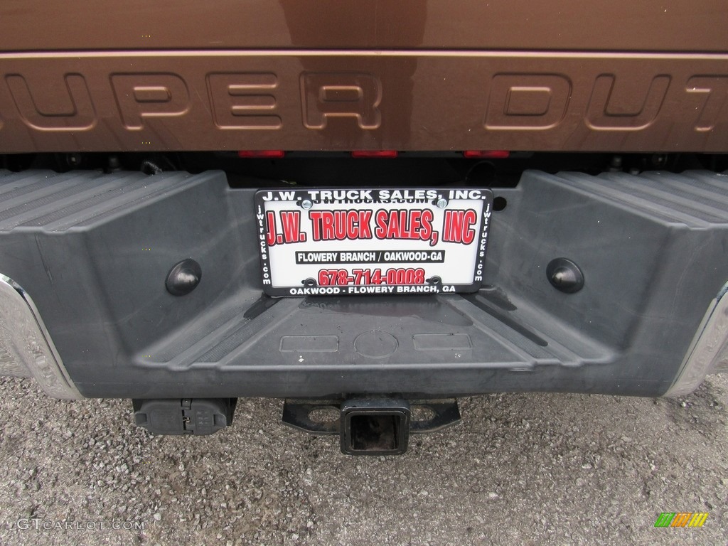 2011 F350 Super Duty XLT Crew Cab 4x4 Dually - Golden Bronze Metallic / Adobe photo #33