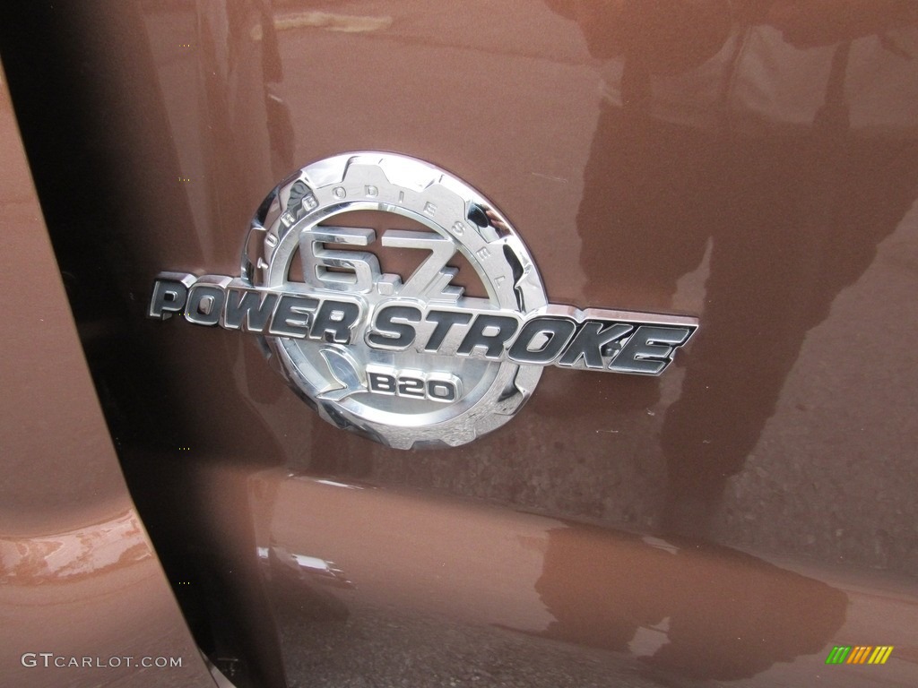 2011 F350 Super Duty XLT Crew Cab 4x4 Dually - Golden Bronze Metallic / Adobe photo #48