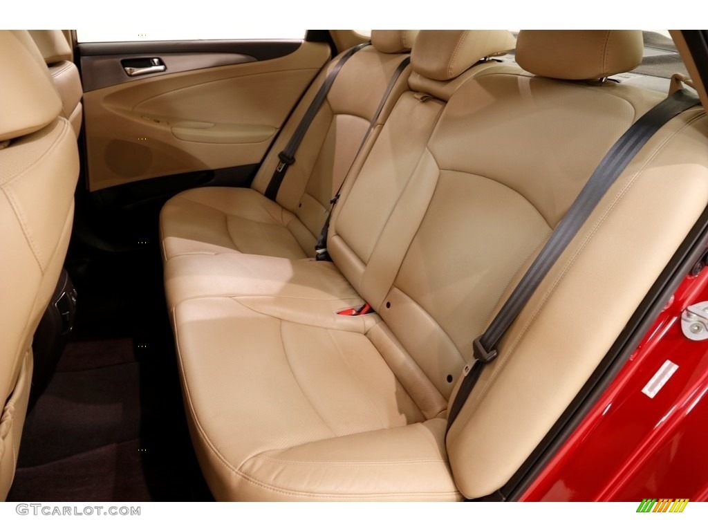 2011 Sonata Hybrid - Venetian Red / Camel photo #18