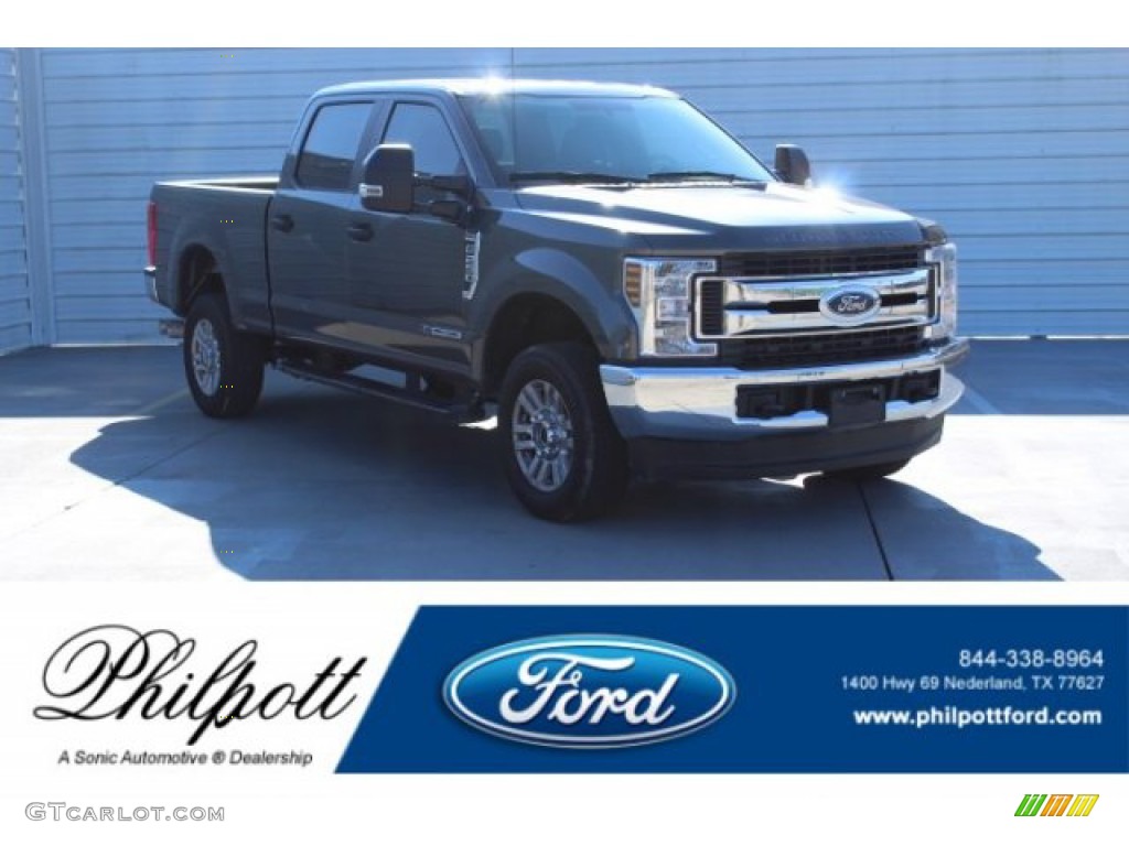 2019 F250 Super Duty XL Crew Cab 4x4 - Stone Gray / Earth Gray photo #1