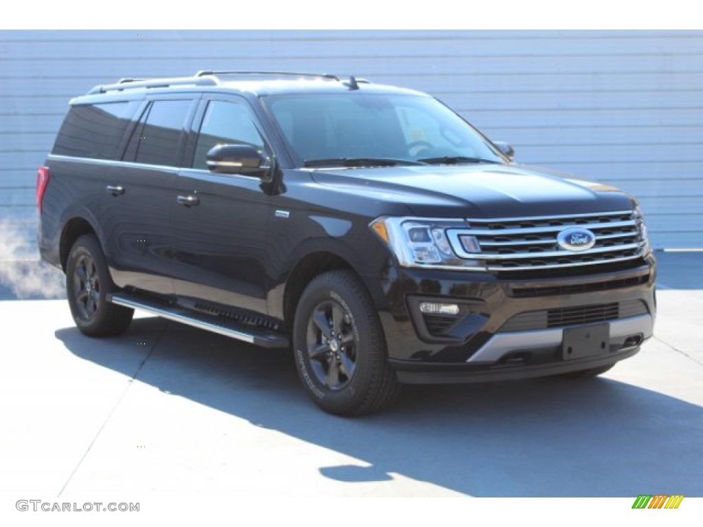 2019 Expedition XLT Max 4x4 - Agate Black Metallic / Ebony photo #2