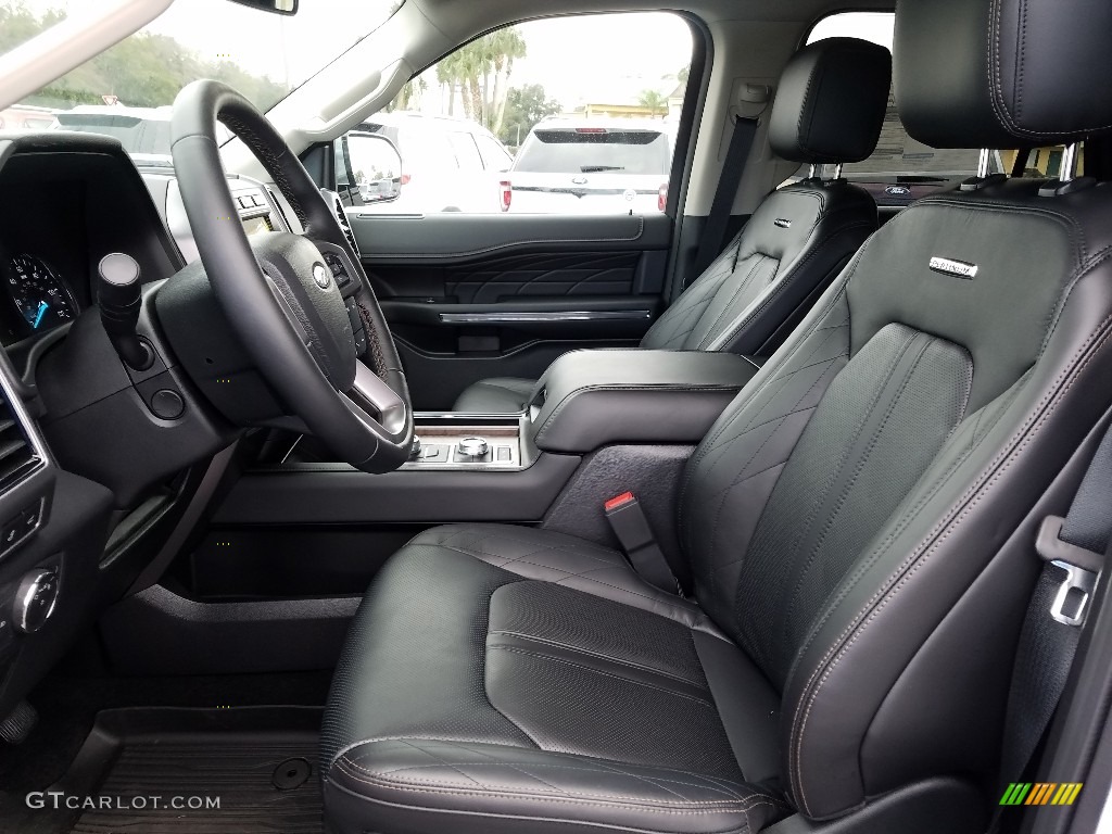 Ebony Interior 2019 Ford Expedition Platinum Max 4x4 Photo #131436466