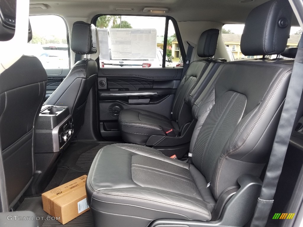 Ebony Interior 2019 Ford Expedition Platinum Max 4x4 Photo #131436478