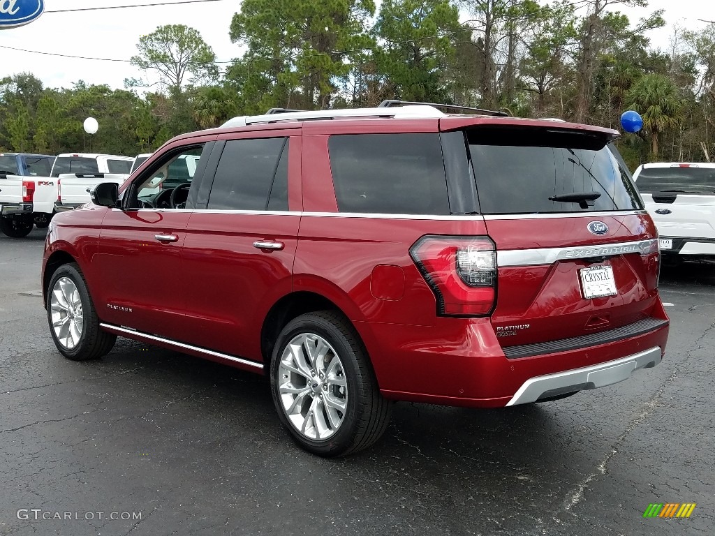 2019 Expedition Platinum 4x4 - Ruby Red Metallic / Medium Stone photo #3