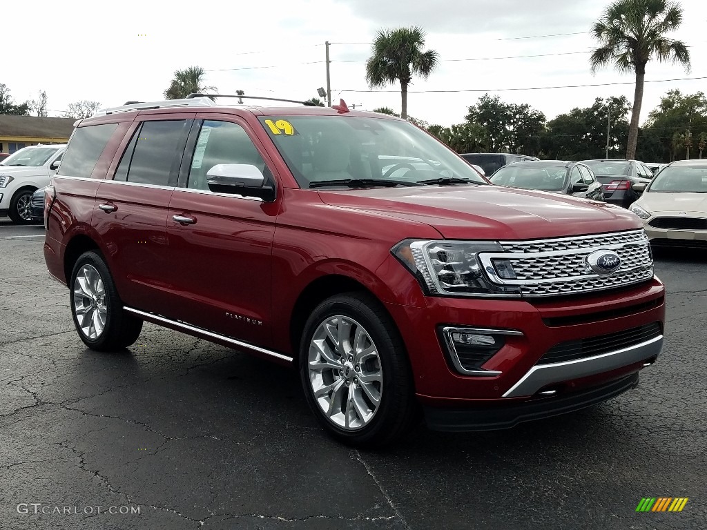 Ruby Red Metallic 2019 Ford Expedition Platinum 4x4 Exterior Photo #131436838