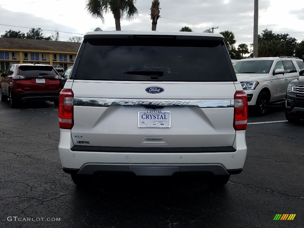 2019 Expedition XLT - White Platinum Metallic Tri-Coat / Ebony photo #4