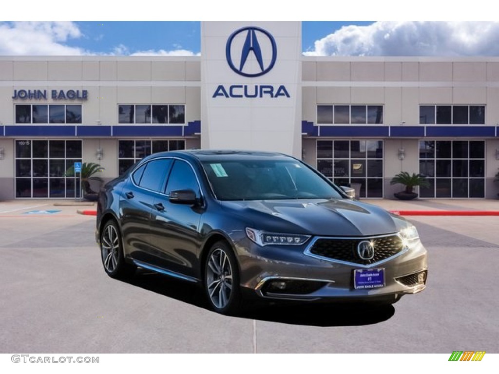 2019 TLX V6 Advance Sedan - Modern Steel Metallic / Ebony photo #1