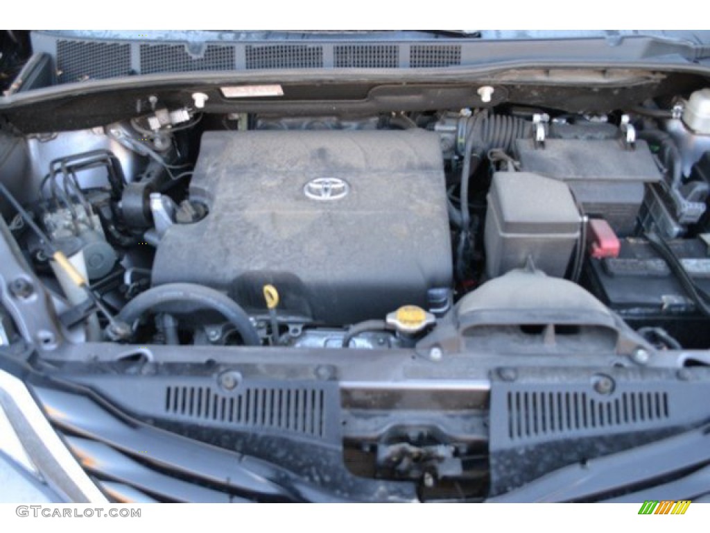 2013 Sienna LE - Predawn Gray Mica / Light Gray photo #9