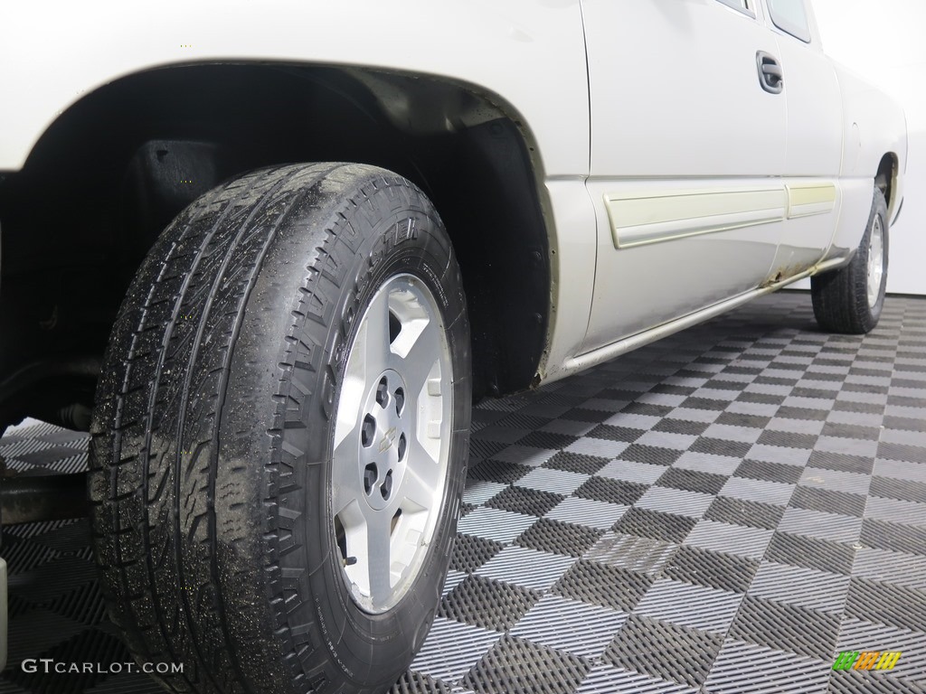 2005 Silverado 1500 LS Extended Cab - Silver Birch Metallic / Dark Charcoal photo #5