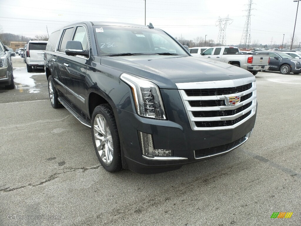 2019 Escalade ESV Luxury 4WD - Shadow Metallic / Jet Black photo #1