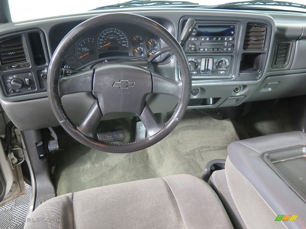 2005 Silverado 1500 LS Extended Cab - Silver Birch Metallic / Dark Charcoal photo #13