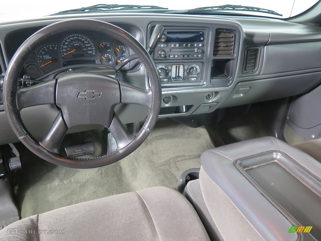 2005 Silverado 1500 LS Extended Cab - Silver Birch Metallic / Dark Charcoal photo #14