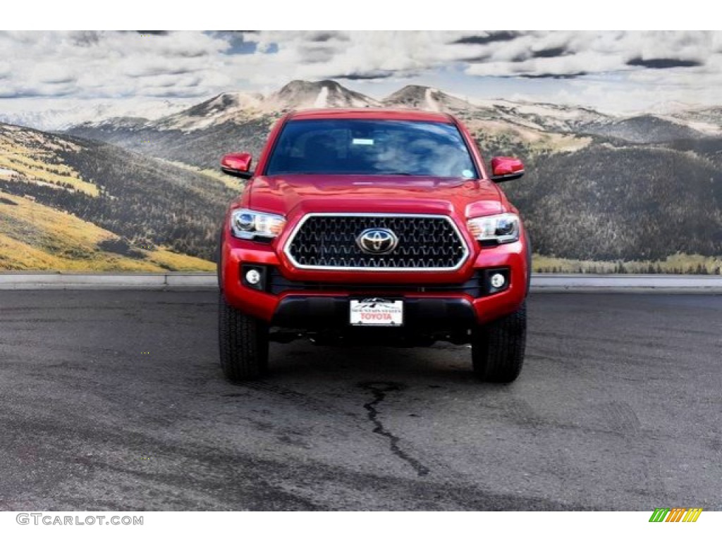2019 Tacoma TRD Off-Road Double Cab 4x4 - Barcelona Red Metallic / TRD Graphite photo #2