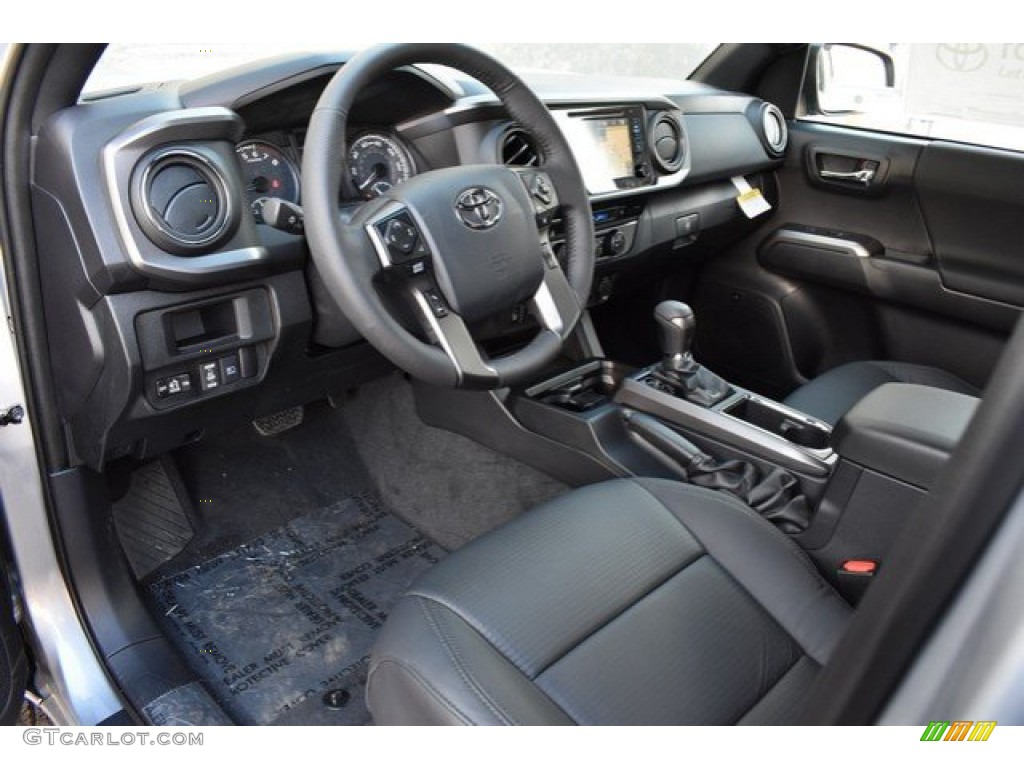 Black Interior 2019 Toyota Tacoma TRD Sport Double Cab 4x4 Photo #131442328