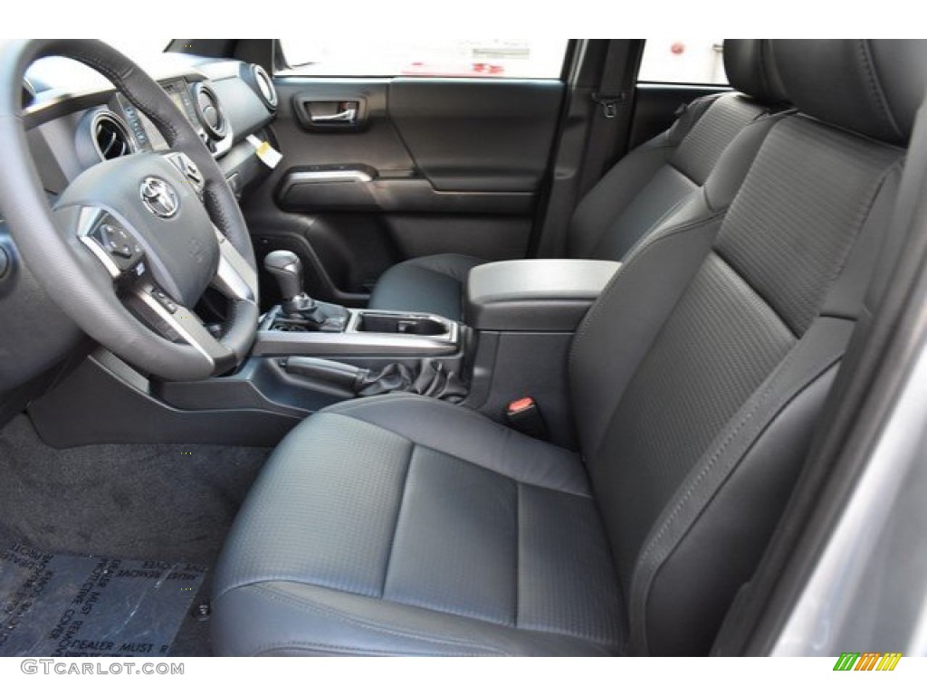 Black Interior 2019 Toyota Tacoma TRD Sport Double Cab 4x4 Photo #131442343