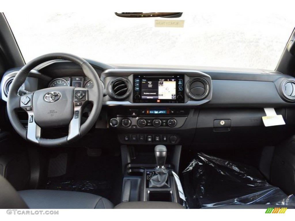 2019 Toyota Tacoma TRD Sport Double Cab 4x4 Black Dashboard Photo #131442385