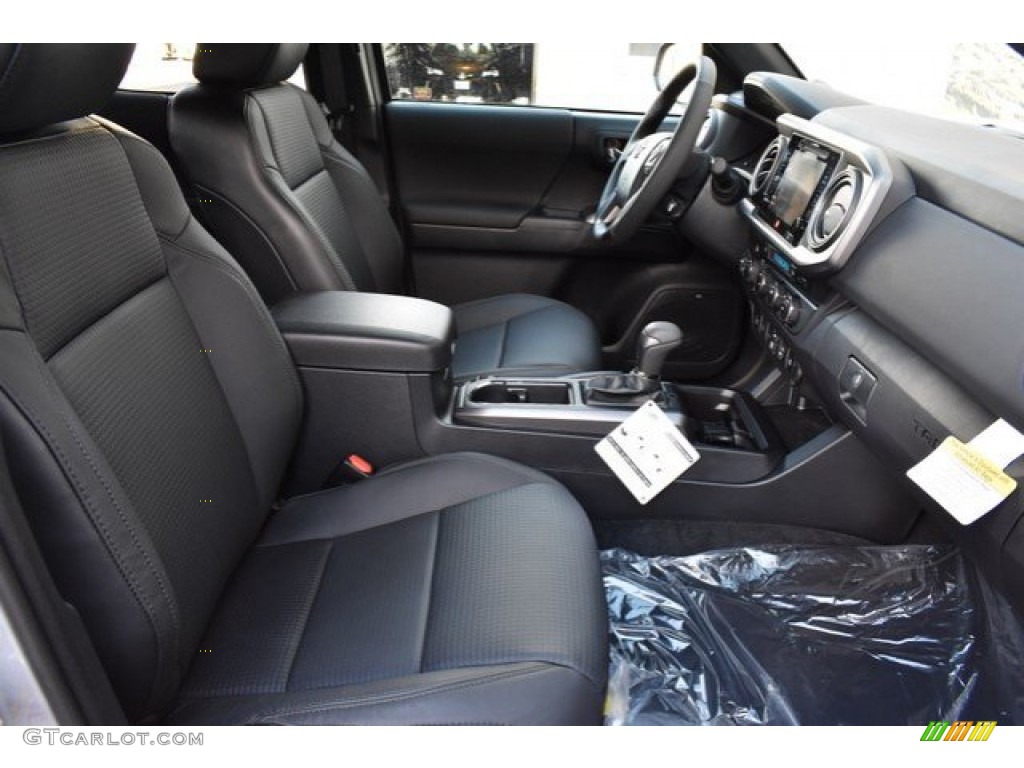 Black Interior 2019 Toyota Tacoma TRD Sport Double Cab 4x4 Photo #131442463