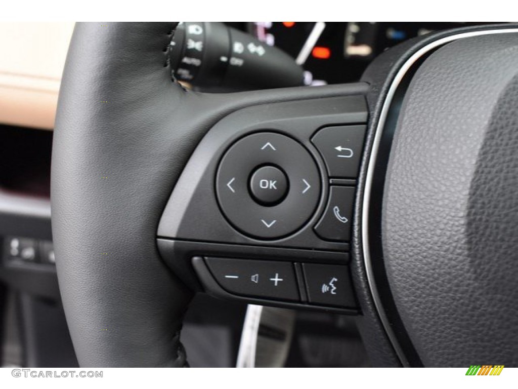 2019 Toyota RAV4 Limited AWD Nutmeg Steering Wheel Photo #131443480