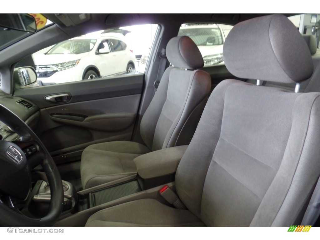 2007 Civic LX Sedan - Galaxy Gray Metallic / Gray photo #16