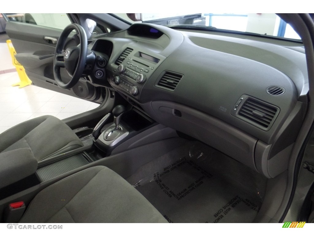 2007 Civic LX Sedan - Galaxy Gray Metallic / Gray photo #18