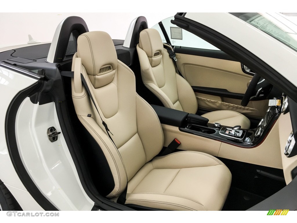 Sahara Beige Interior 2019 Mercedes-Benz SLC 300 Roadster Photo #131446999