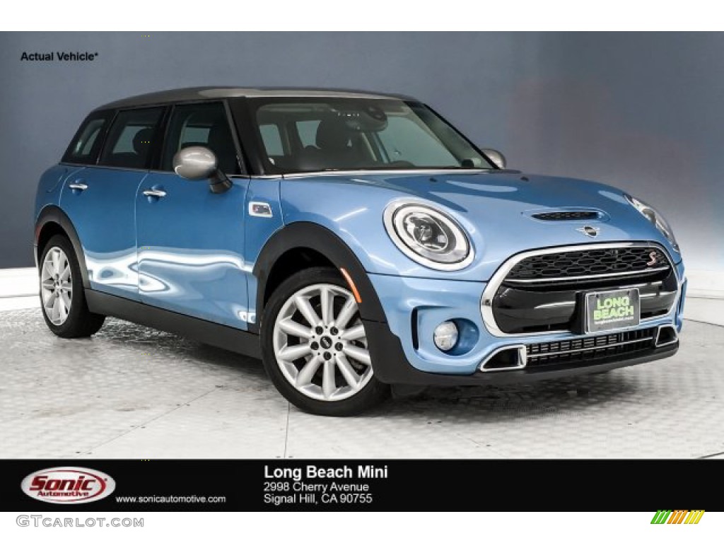 2019 Clubman Cooper S - Digital Blue Metallic / Carbon Black photo #1
