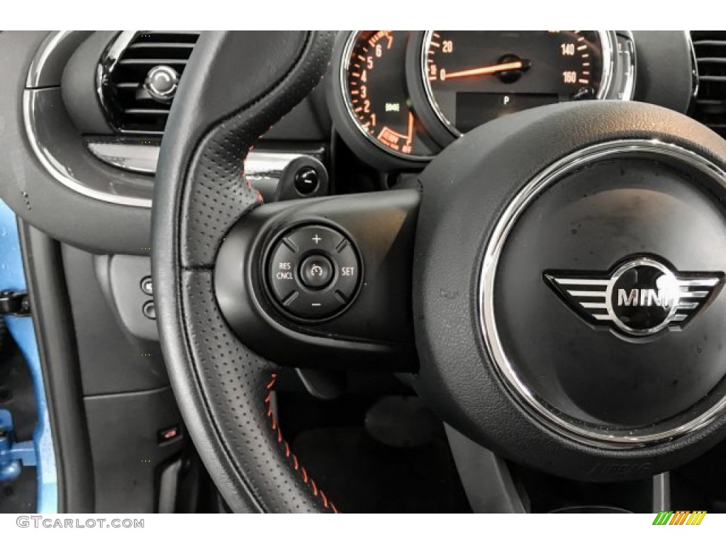 2019 Mini Clubman Cooper S Carbon Black Steering Wheel Photo #131449234