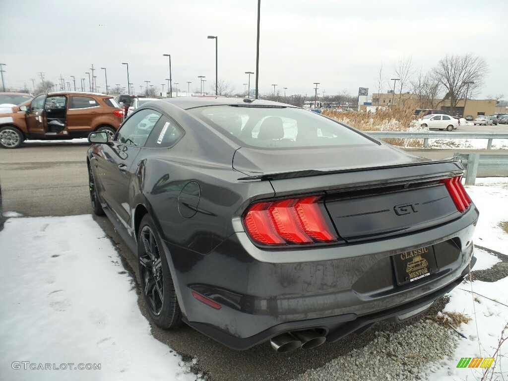 2019 Mustang GT Fastback - Magnetic / Ebony photo #3