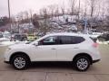 2014 Moonlight White Nissan Rogue SV AWD  photo #6