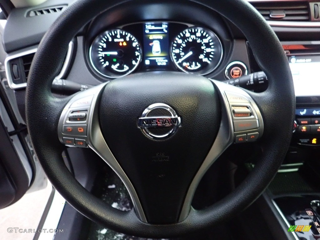 2014 Rogue SV AWD - Moonlight White / Charcoal photo #20