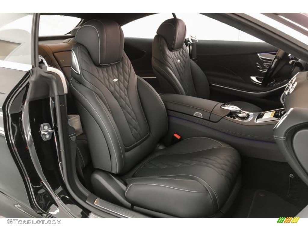 Black Interior 2019 Mercedes-Benz S 560 4Matic Coupe Photo #131451589