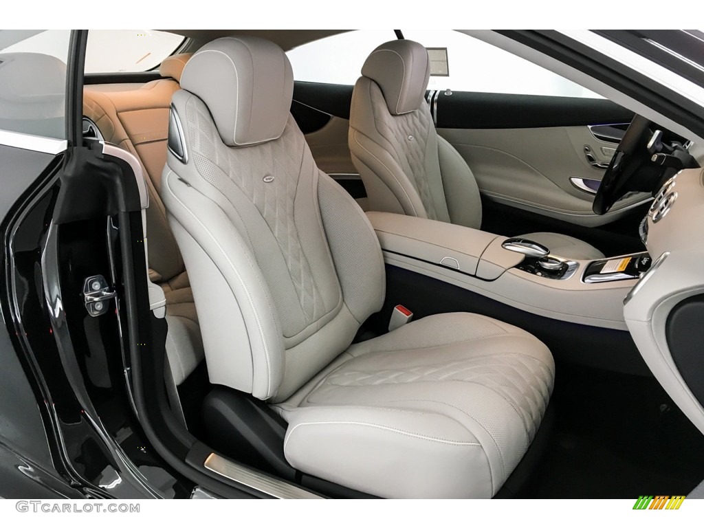 designo Crystal Grey/Black Interior 2019 Mercedes-Benz S 560 4Matic Coupe Photo #131451865