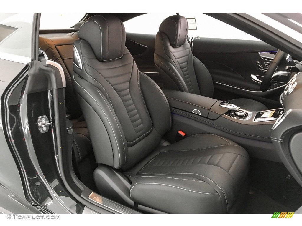Black Interior 2019 Mercedes-Benz S 560 4Matic Coupe Photo #131452195