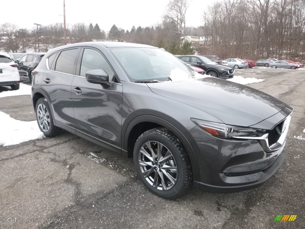 Machine Gray Metallic 2019 Mazda CX-5 Signature AWD Exterior Photo #131452237