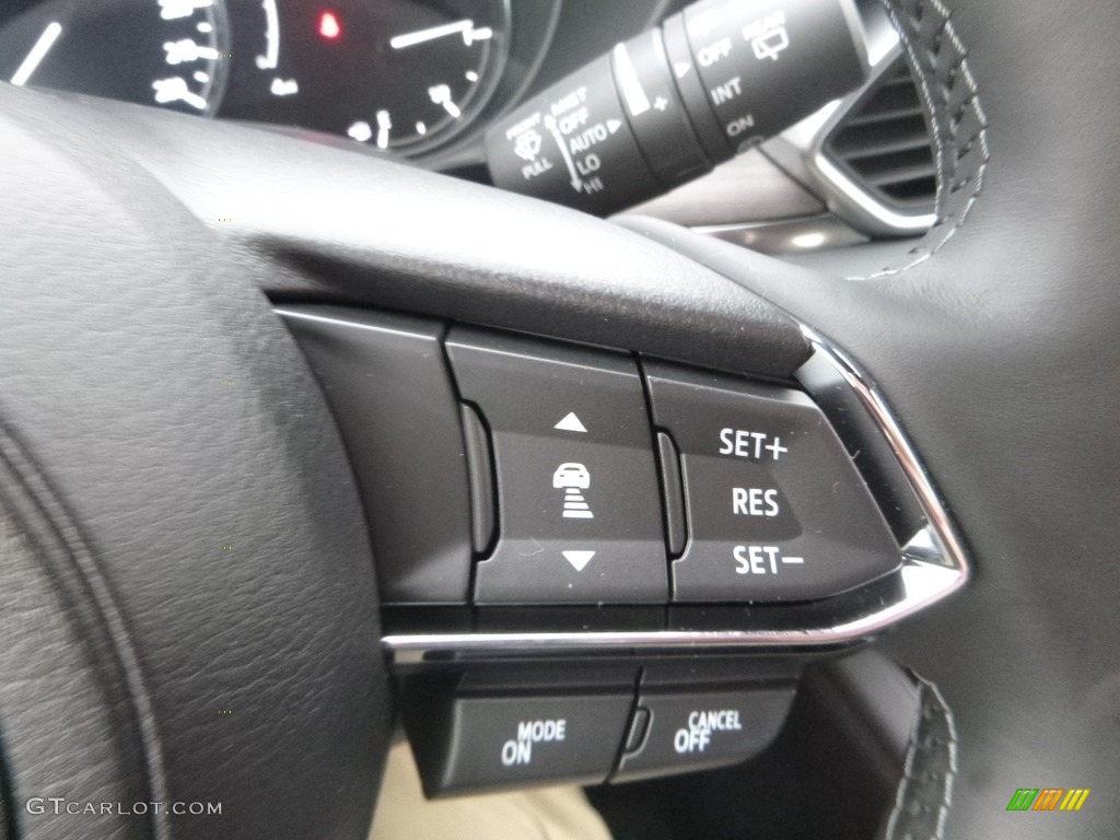 2019 Mazda CX-5 Signature AWD Caturra Brown Steering Wheel Photo #131452471
