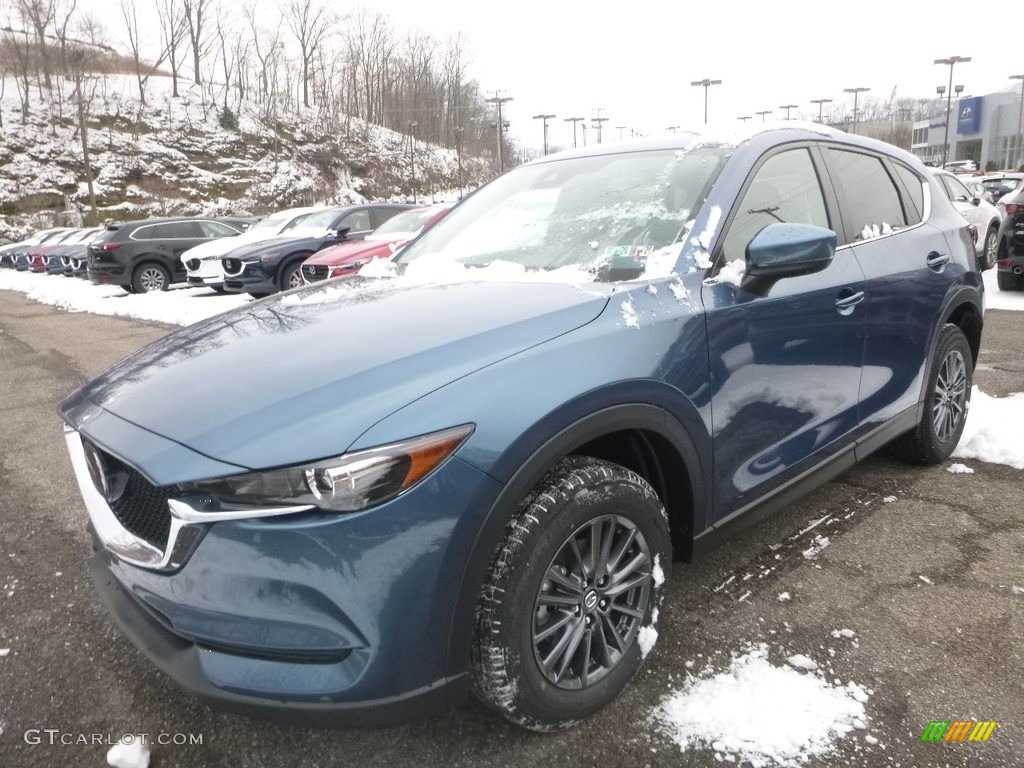 2019 CX-5 Touring AWD - Eternal Blue Mica / Black photo #5
