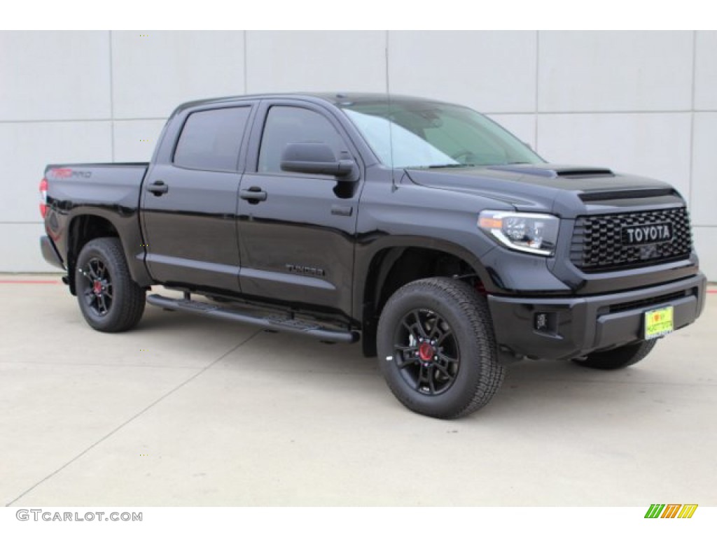 Midnight Black Metallic 2019 Toyota Tundra TRD Pro CrewMax 4x4 Exterior Photo #131453587
