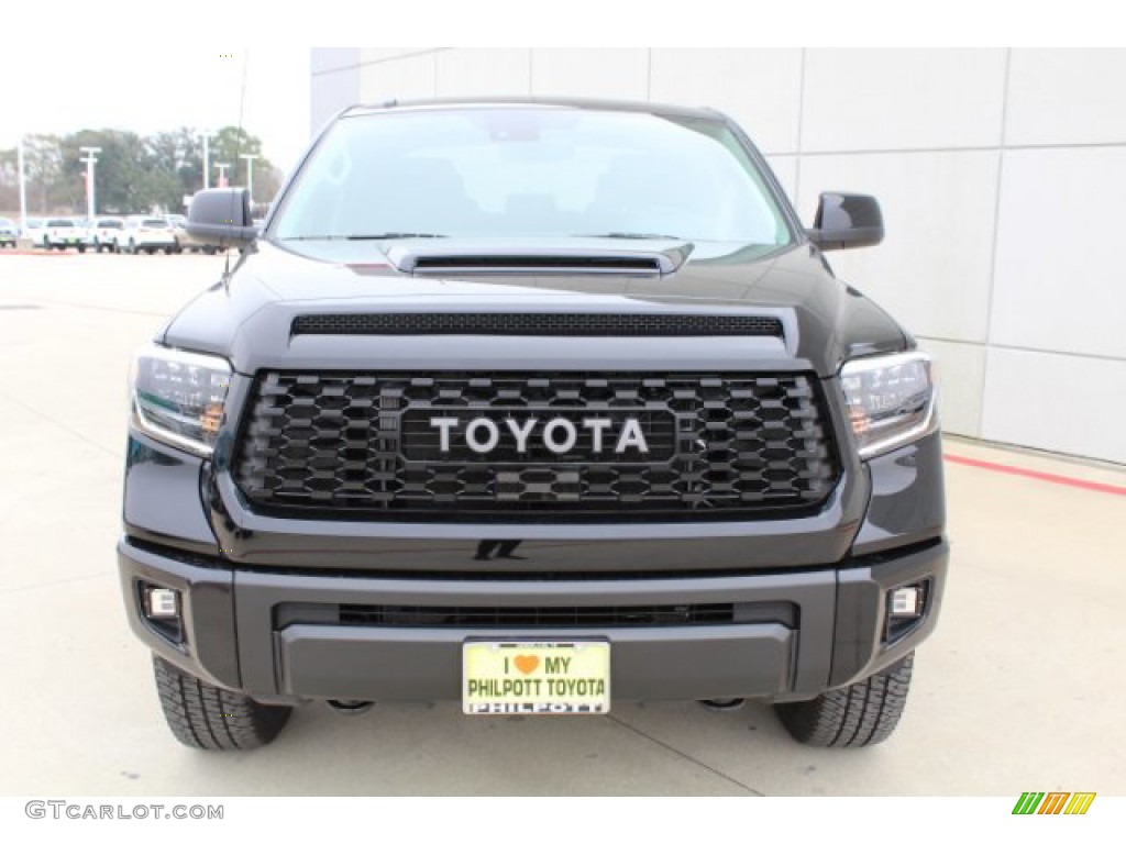 2019 Tundra TRD Pro CrewMax 4x4 - Midnight Black Metallic / TRD Pro Black w/Red Accent photo #3