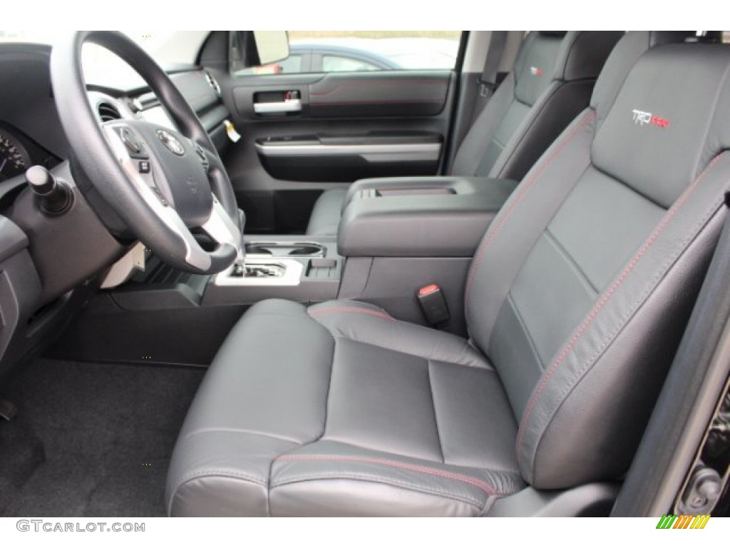 TRD Pro Black w/Red Accent Interior 2019 Toyota Tundra TRD Pro CrewMax 4x4 Photo #131453695