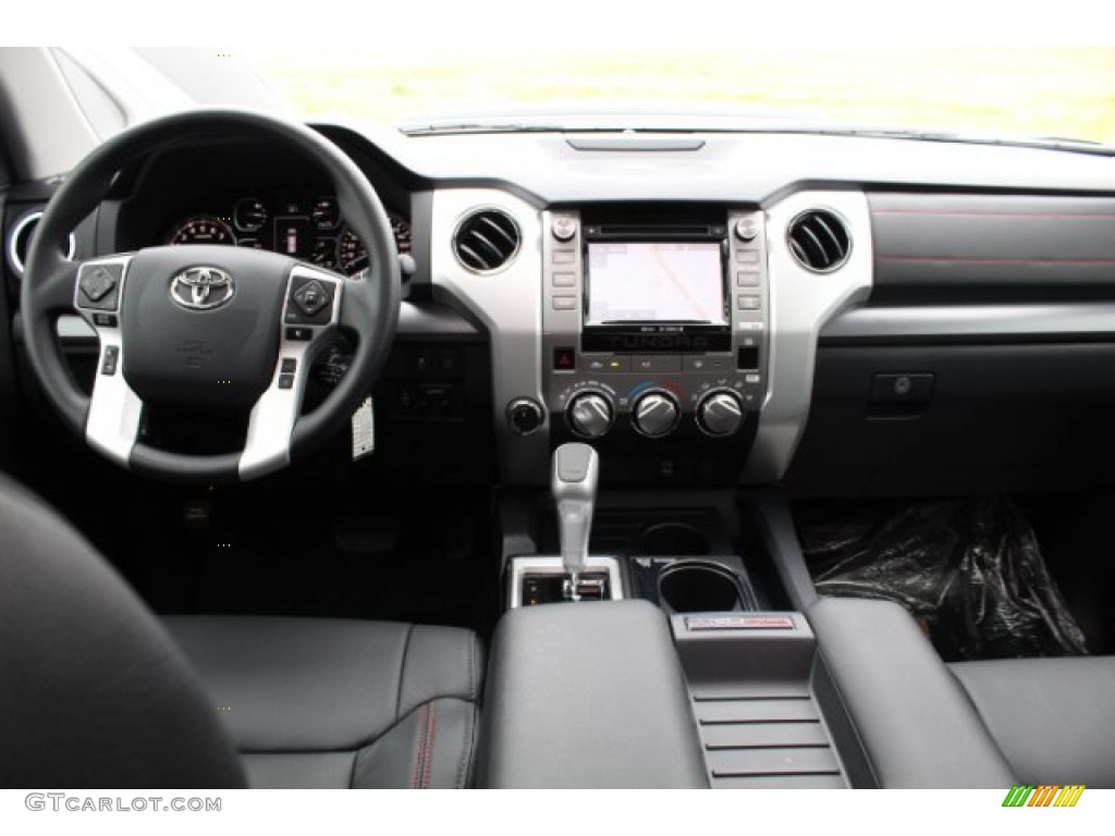 2019 Toyota Tundra TRD Pro CrewMax 4x4 TRD Pro Black w/Red Accent Dashboard Photo #131453860
