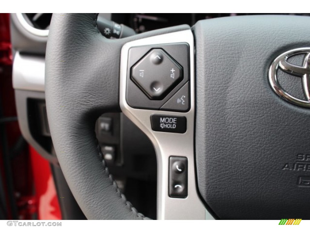 2019 Toyota Tundra Platinum CrewMax 4x4 Black Steering Wheel Photo #131454193