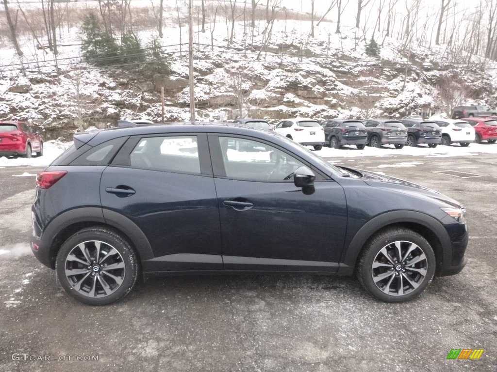 Deep Crystal Blue Mica 2019 Mazda CX-3 Touring AWD Exterior Photo #131454301