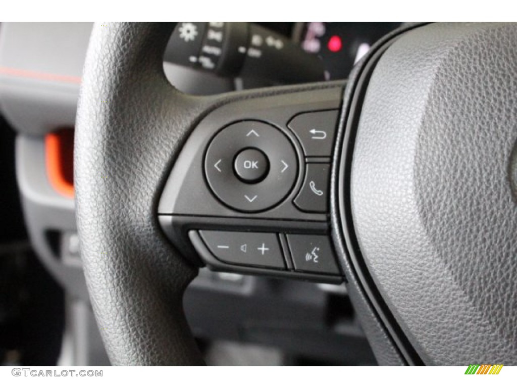 2019 Toyota RAV4 Adventure AWD Black Steering Wheel Photo #131454643