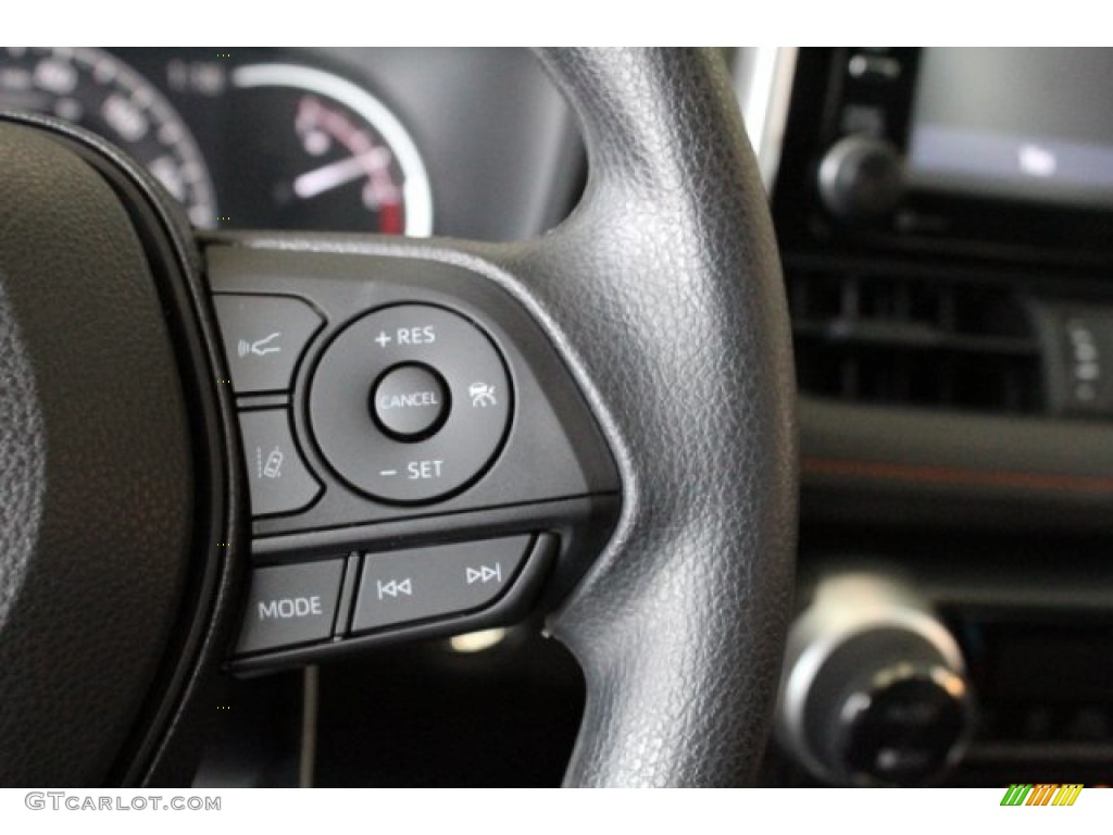 2019 Toyota RAV4 Adventure AWD Black Steering Wheel Photo #131454661