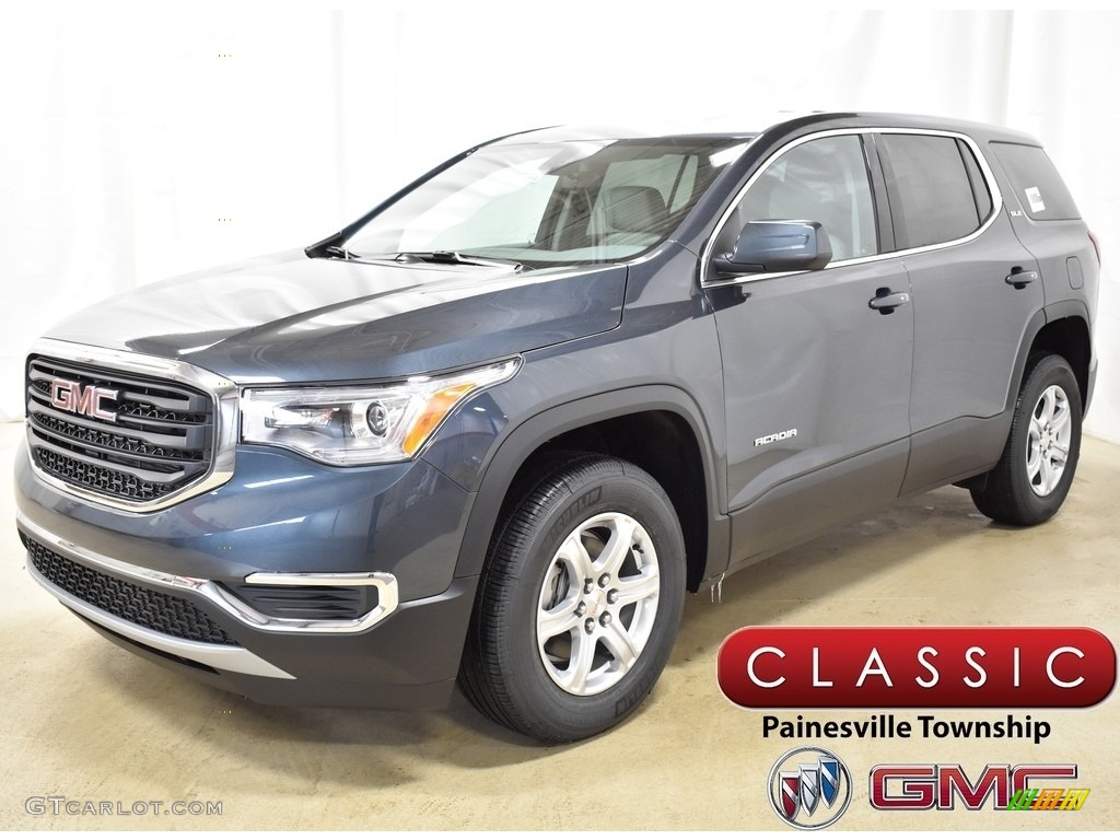 2019 Acadia SLE AWD - Dark Sky Metallic / Dark Ash Gray/Light Ash Gray photo #1