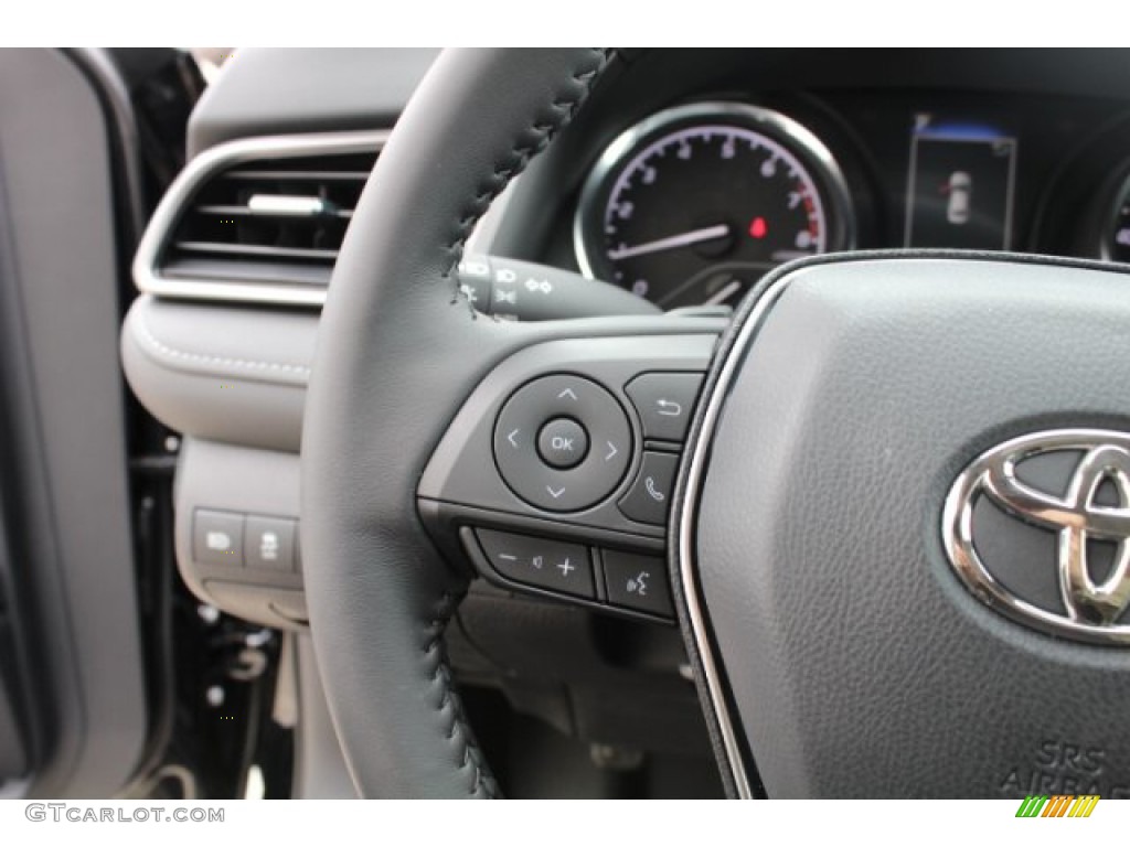 2019 Toyota Camry SE Black Steering Wheel Photo #131455909