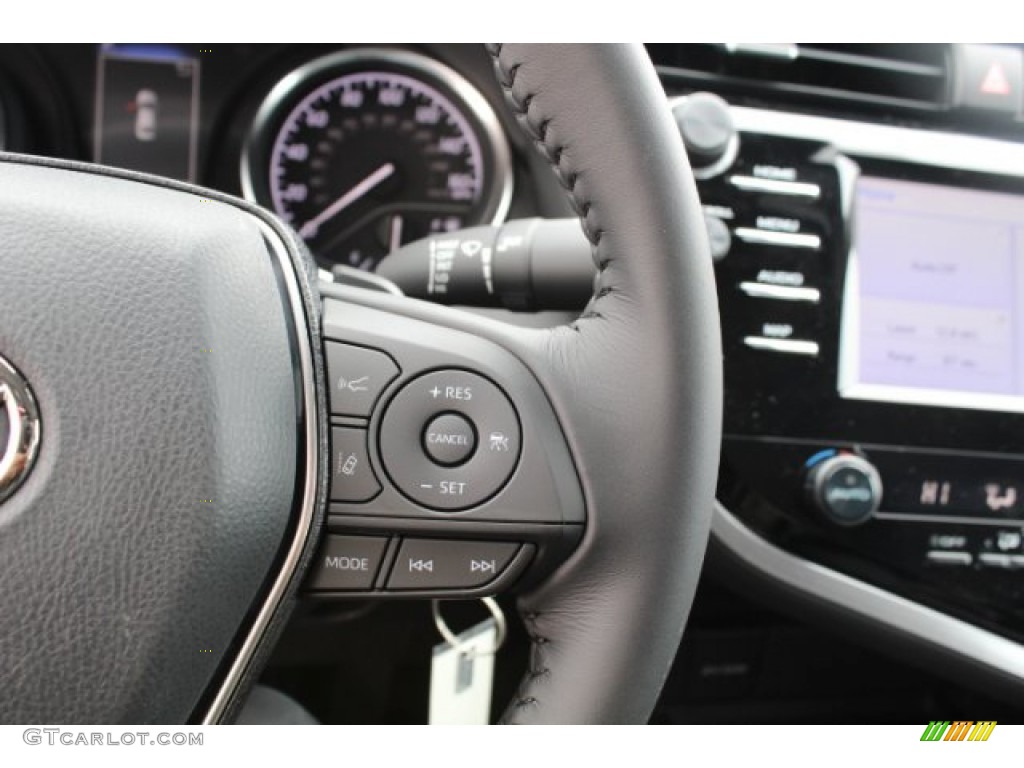 2019 Toyota Camry SE Black Steering Wheel Photo #131455924