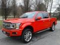 2018 Race Red Ford F150 Lariat SuperCrew 4x4  photo #2