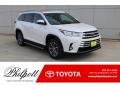 2019 Blizzard Pearl White Toyota Highlander XLE  photo #1