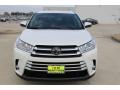 2019 Blizzard Pearl White Toyota Highlander XLE  photo #3